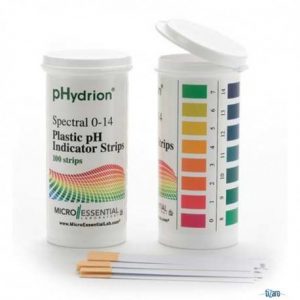 PAPEL PH 0 A 14 HYDRION EN VIAL – MICROESSENTIAL